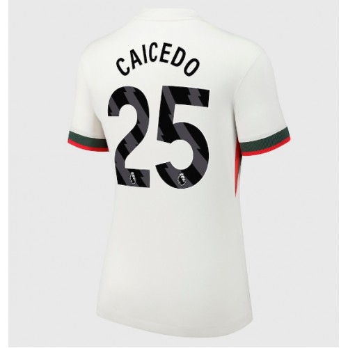 Ženski Nogometni dresi Chelsea Moises Caicedo #25 Gostujoči 2025-26 Kratek Rokav